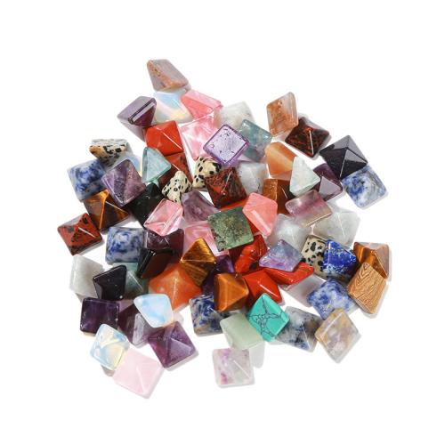 Natural Gemstone Cabochons Natural Stone Pyramidal polished random style & DIY Sold By PC