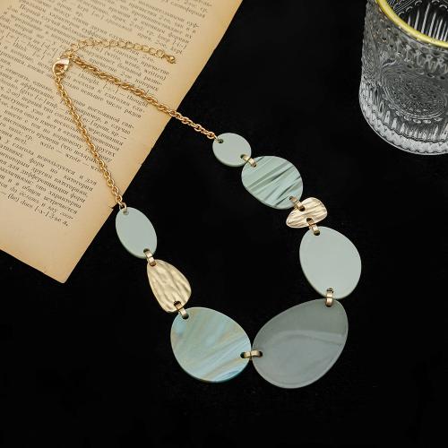 Zinc Alloy Jewelry Necklace with Plastic with 5cm extender chain fashion jewelry & for woman Length Approx 45 cm Sold By Bag