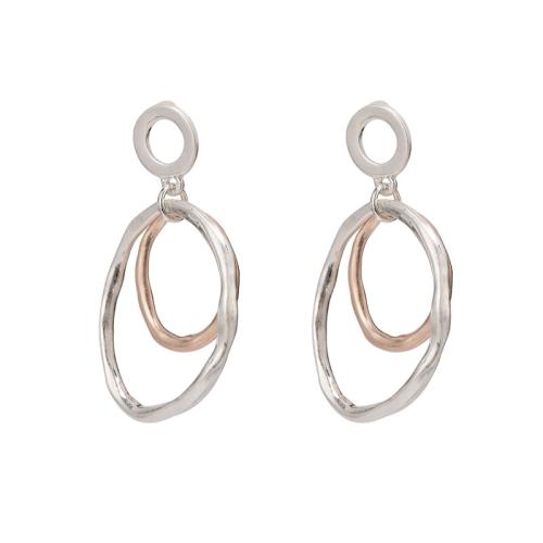 Lo zinco in lega Stud Earring, lega in zinco, gioielli di moda & per la donna, nessuno, 47x28mm, 2Pairspaio/borsa, Venduto da borsa