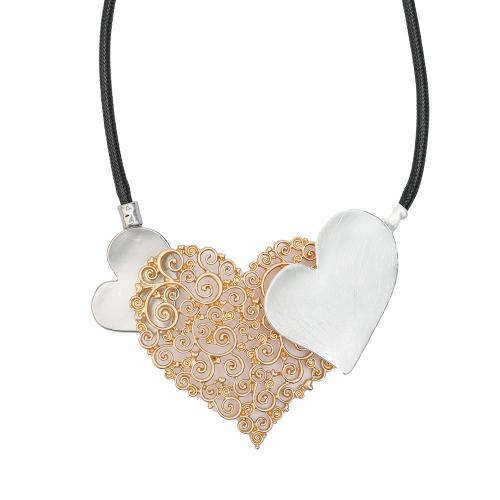 Collier de bijoux en alliage de zinc, avec 5cm chaînes de rallonge, bijoux de mode & pour femme, doré, Longueur Environ 45 cm, 2PC/sac, Vendu par sac