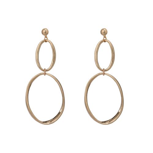 Lo zinco in lega Stud Earring, lega in zinco, gioielli di moda & per la donna & cavo, nessuno, 80x33mm, 2Pairspaio/borsa, Venduto da borsa