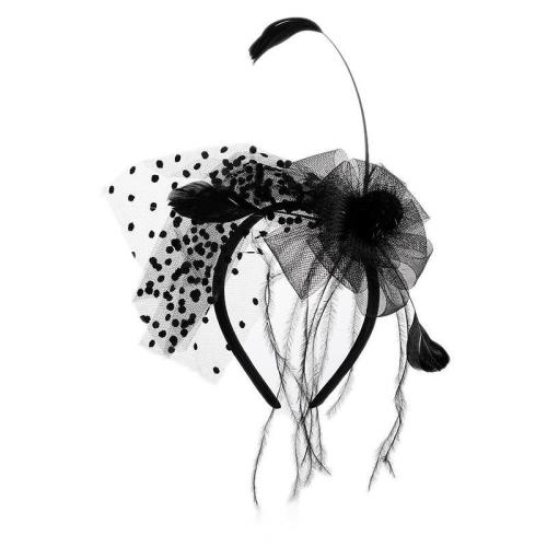 Gauze Hair Band, Halloween Design & for woman, black, 200x230mm, Sold By PC