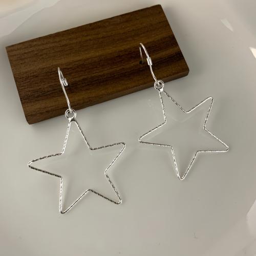 925 Sterling Silver Drop &  Dangle Earrings Star fashion jewelry & for woman Sold By Pair