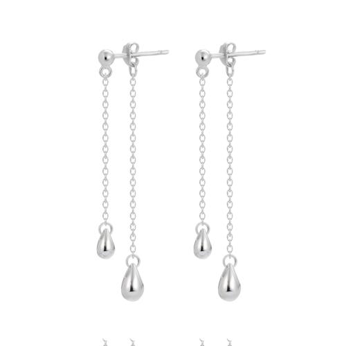 Sterling Silver Jewelry orecchino, 925 sterline d'argento, gioielli di moda & per la donna, Venduto da coppia