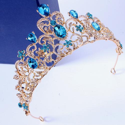 Bridal Tiaras Zinc Alloy fashion jewelry & for woman & with rhinestone width 166mm height 70mm Sold By PC