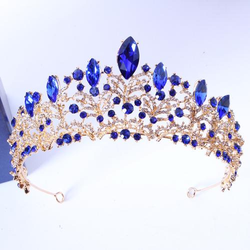 Tiaras, aleación de zinc, con Cristal, Joyería & para mujer & con diamantes de imitación, más colores para la opción, width 170mm, height 64mm, Vendido por UD