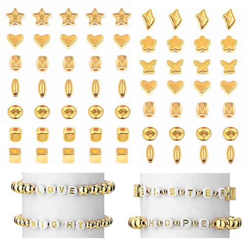 Copper Coated plastic kralen, gold plated, DIY & verschillende grootte voor keus, meer kleuren voor de keuze, Ca 100pC's/Bag, Verkocht door Bag