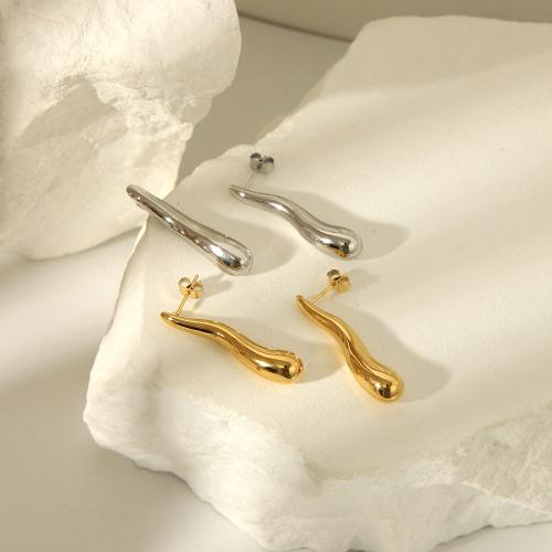 Titanium Steel  Earring plated fashion jewelry Sold By Pair