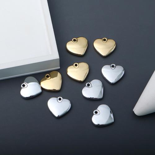 Tibetan Style Heart Pendants, plated, DIY, more colors for choice, Sold By PC