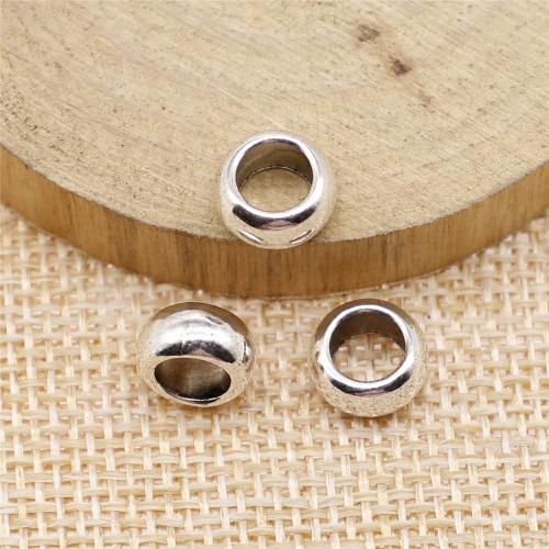 Zinc Alloy Jewelry Beads Round plated DIY Sold By PC