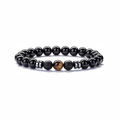 Gemstone Armbånd, Natursten, mode smykker & Unisex, flere farver til valg, Længde Ca. 18 cm, Solgt af PC