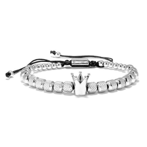 Titanium Steel Bracelet & Bangle Length Adjustable & fashion jewelry & for man Length Approx 19 cm Sold By PC