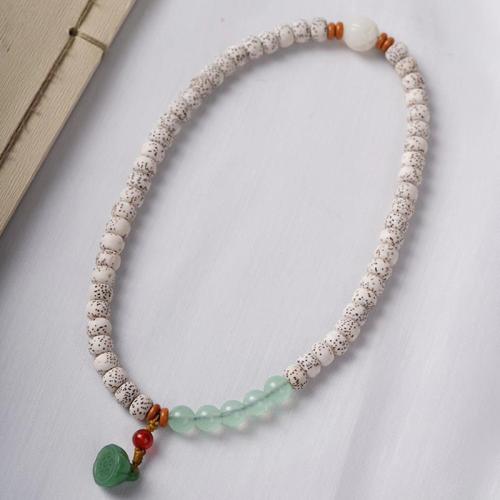 Pulsera Mala, Xingyue Bodhi, con Piedra del jaspe, Joyería & unisexo, longitud:aproximado 33 cm, Vendido por UD