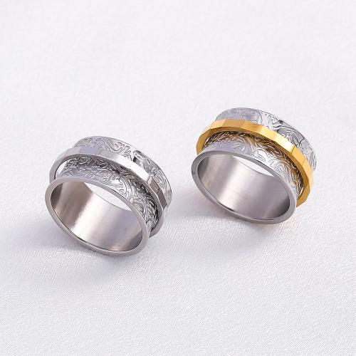 Stainless Steel Finger Ring 304 Stainless Steel fashion jewelry & Unisex Sold By PC