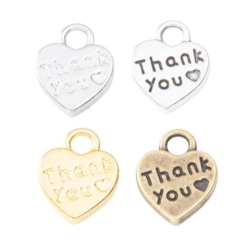 Zinc Alloy Heart Pendants plated DIY nickel lead & cadmium free Approx Sold By Bag