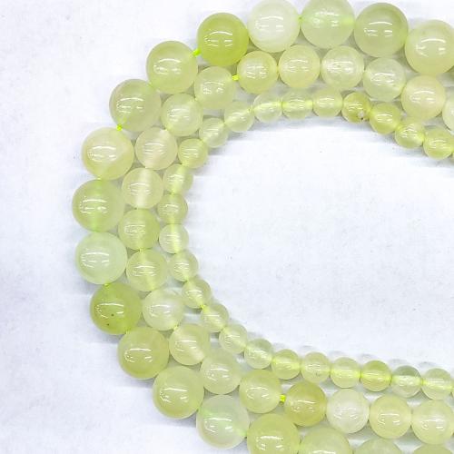 Perles en jade, jade de nouvelle montagne, Rond, DIY & normes différentes pour le choix, plus de couleurs à choisir, Vendu par brin