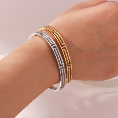 Titanium Steel Bracelet & Bangle plated fashion jewelry Sold By PC