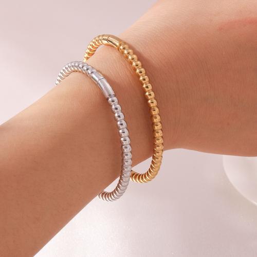 Titanium Steel Bracelet & Bangle, plated, fashion jewelry, more colors for choice, Sold By PC