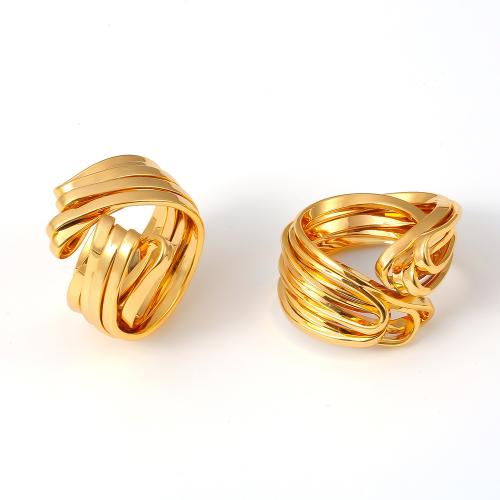 Brass Finger Ring, 18K gold plated, fashion jewelry & different styles for choice & for woman, Sold By PC