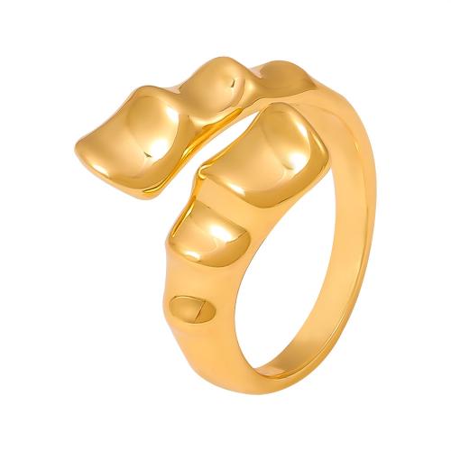 Brass Finger Ring, 18K gold plated, fashion jewelry & for woman, Sold By PC