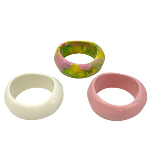 Pulseiras de resina, para mulher, Mais cores pare escolha, vendido por PC