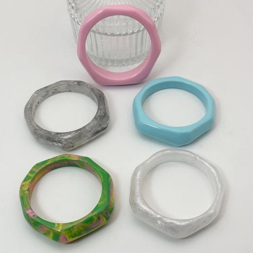 Bracelets résine, poli, styles différents pour le choix & pour femme, plus de couleurs à choisir, Vendu par PC