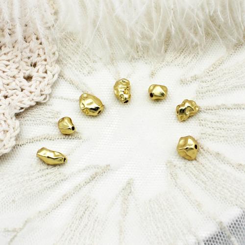 Brass Spacer Beads, plated, DIY & different styles for choice, golden, 2PCs/Bag, Sold By Bag