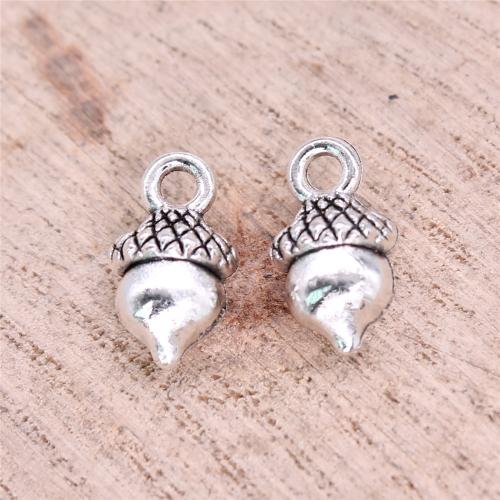 سبائك الزنك المعلقات, مطلي, ديي, المزيد من الألوان للاختيار, 13x7mm, تباع بواسطة PC