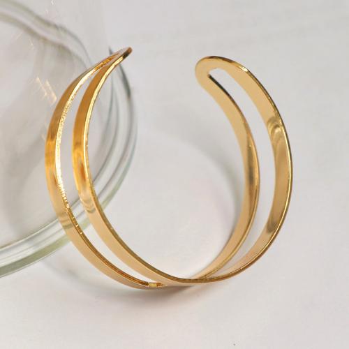 Tibetan Style Bangle, fashion jewelry & for woman & hollow, golden, Inner Diameter:Approx 60mm, Sold By PC