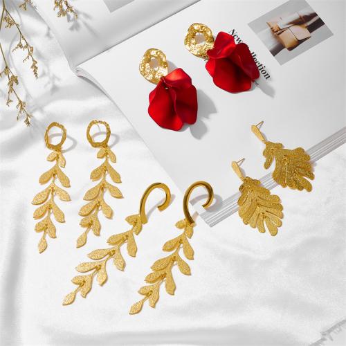 Lo zinco in lega Stud Earring, lega in zinco, gioielli di moda & stili diversi per la scelta & per la donna, nessuno, 75mm, Venduto da coppia