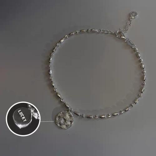 925 Sterling Silver Bangle Bracelet, with 3cm extender chain, fashion jewelry & different styles for choice & for woman, Length:Approx 16 cm, Sold By PC