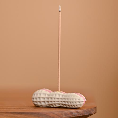 Porcelain Incense Seat, Peanut, handmade, for home and office & durable & different styles for choice, Sold By PC