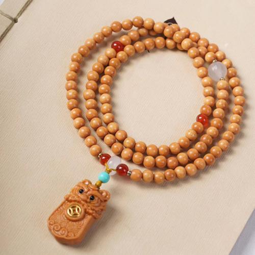 Wrist Mala Sandalwood fashion jewelry & Unisex Length Approx 70 cm Sold By PC