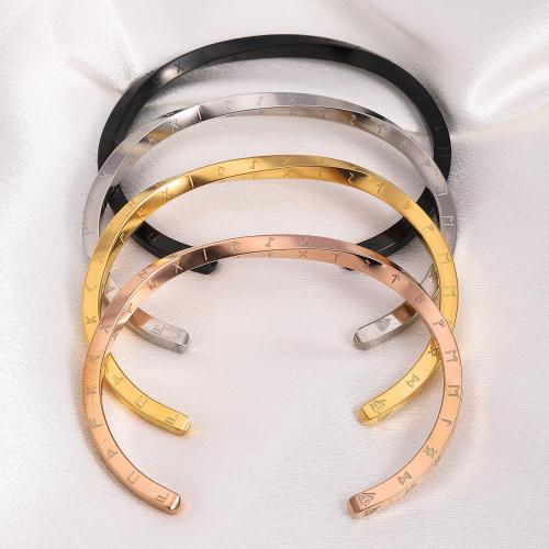 Brazalete del acero inoxidable, acero inoxidable 304, Joyería & unisexo & diverso tamaño para la opción, más colores para la opción, Vendido por UD