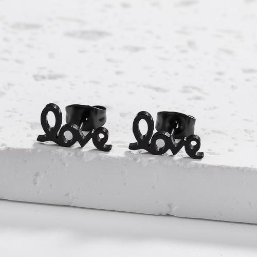 Stainless Steel Stud Earrings 304 Stainless Steel fashion jewelry & for woman Sold By Pair