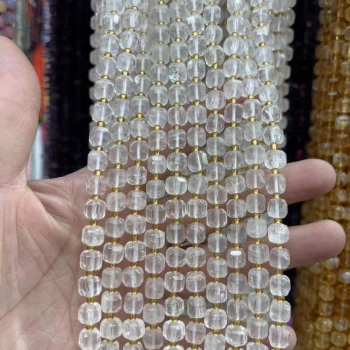 Gemstone Jewelry Beads, Natural Stone, DIY & different materials for choice, more colors for choice, 7x7mm, Sold By Strand