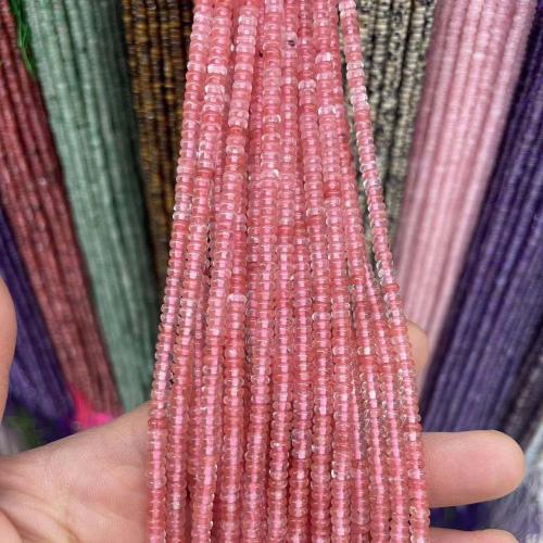 Prirodni kvarc nakit Beads, Cherry Quartz, možete DIY & različite veličine za izbor, više boja za izbor, Prodano By Strand