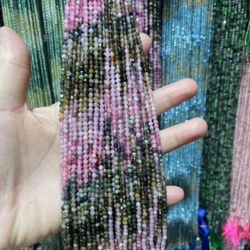 Gemstone Jewelry Beads, Tourmaline, DIY, 3mm, Sold By Strand