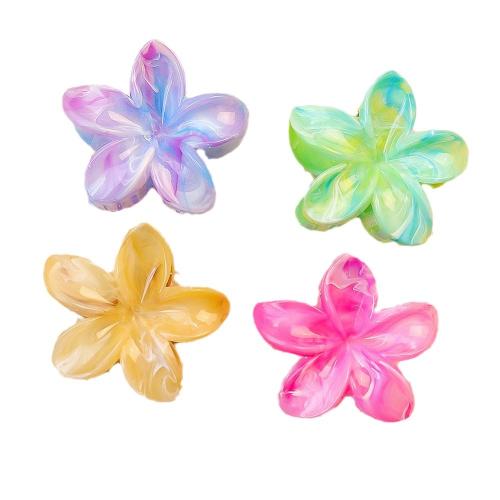 Hair Claw Clips, Resin, Flower, handmade, for woman, more colors for choice, Sold By PC