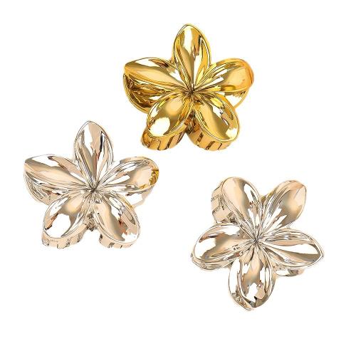 Hair Claw Clips, Resin, Flower, plated, for woman, more colors for choice, Sold By PC