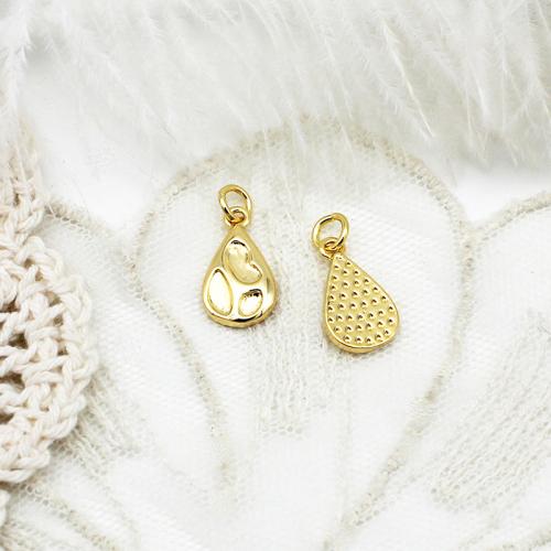 Brass Jewelry Pendants plated DIY golden Sold By PC