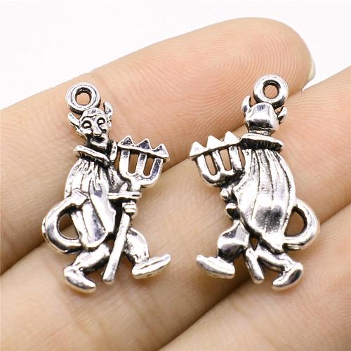 Zinc Alloy Pendants antique silver color plated DIY Sold By PC