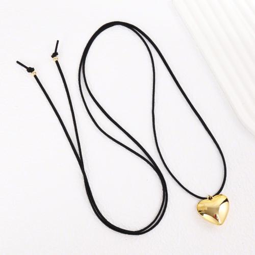 CCB Necklaces, Copper Coated Plastic, with leather cord & Polyester Cord, fashion jewelry & different styles for choice & for woman, more colors for choice, 2PCs/Bag, Sold By Bag