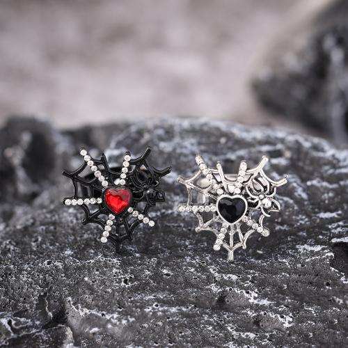 Nieuwe Hot Halloween sieraden en Decor, Zinc Alloy, Halloween ontwerp & mode sieraden & voor vrouw & met strass, meer kleuren voor de keuze, Verkocht door PC