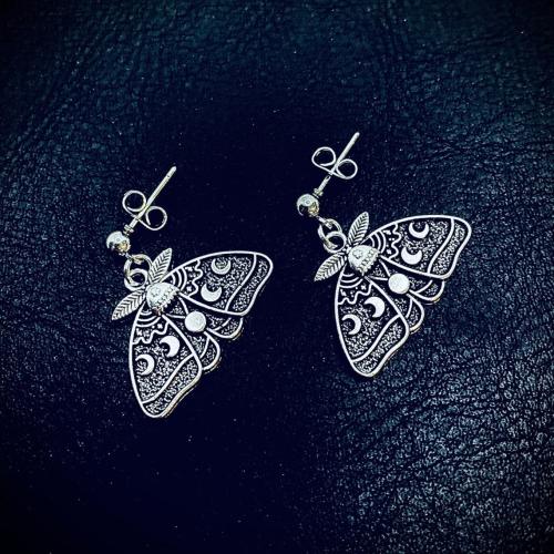 Pendientes de Aleación de Zinc, chapado en color de plata antigua, Joyería & diferentes estilos para la opción & para mujer, 35x29mm, Vendido por Par