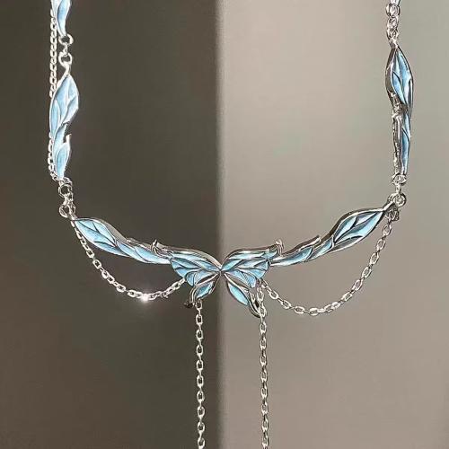 Zinc Alloy Jewelry Necklace fashion jewelry & for woman Length Approx 45 cm Sold By PC