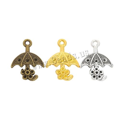 Zinc Alloy Pendants Umbrella plated DIY nickel lead & cadmium free Approx Sold By Bag