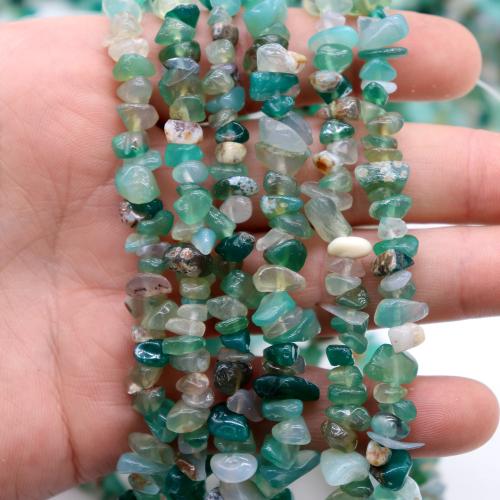 Natural Green Agate Beads, DIY & different size for choice, more colors for choice, Sold By Strand