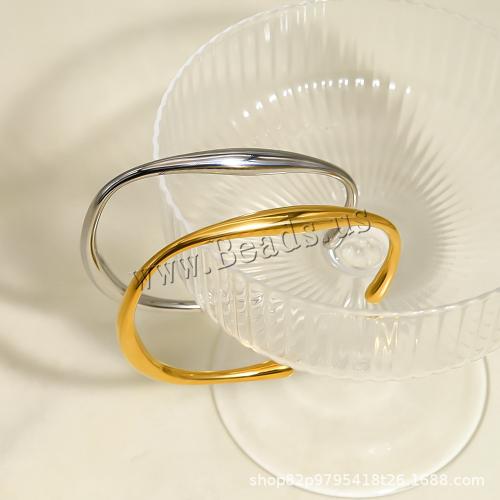 Stainless Steel Bangle, 304 Stainless Steel, plated, fashion jewelry, more colors for choice, Sold By PC