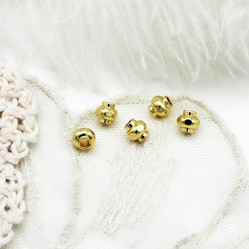 Brass Spacer Beads, plated, DIY & different styles for choice, golden, 2PCs/Bag, Sold By Bag